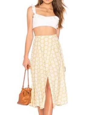 FAITHFULL THE BRAND Marieta Wrap Skirt 2 Afternoon Floral Boho Chic Cottagecore